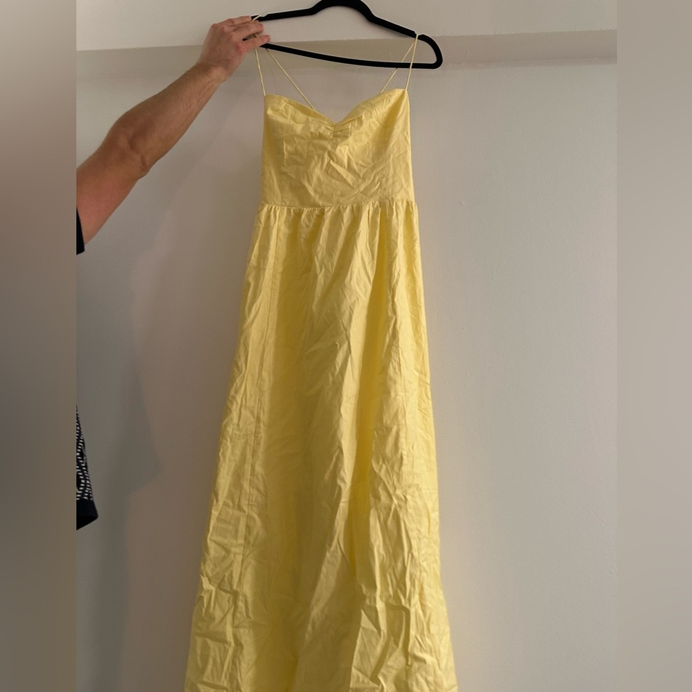 Reformation Dovie yellow dress